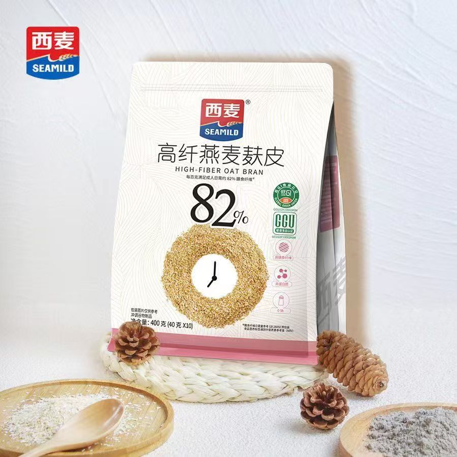 西麦高纤燕麦麸400g 燕麦麸皮