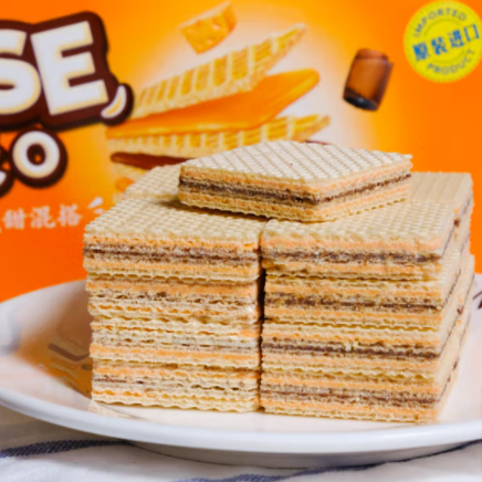 钙芝（Calcheese）奶酪威化饼干585g 独立包装儿童休闲零食早餐下午茶食品小吃