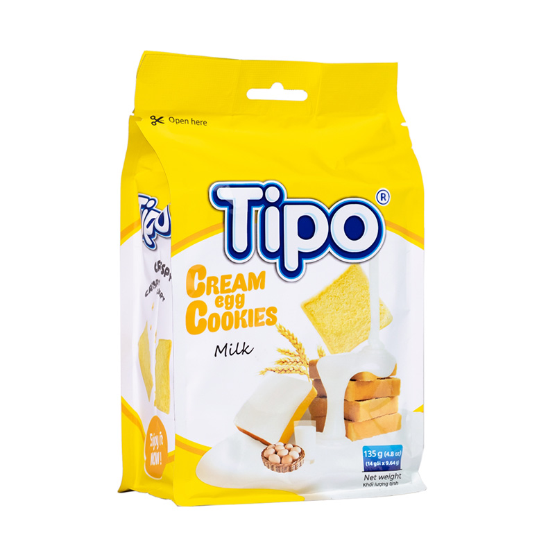 Tipo面包干（牛奶味）135g*3包