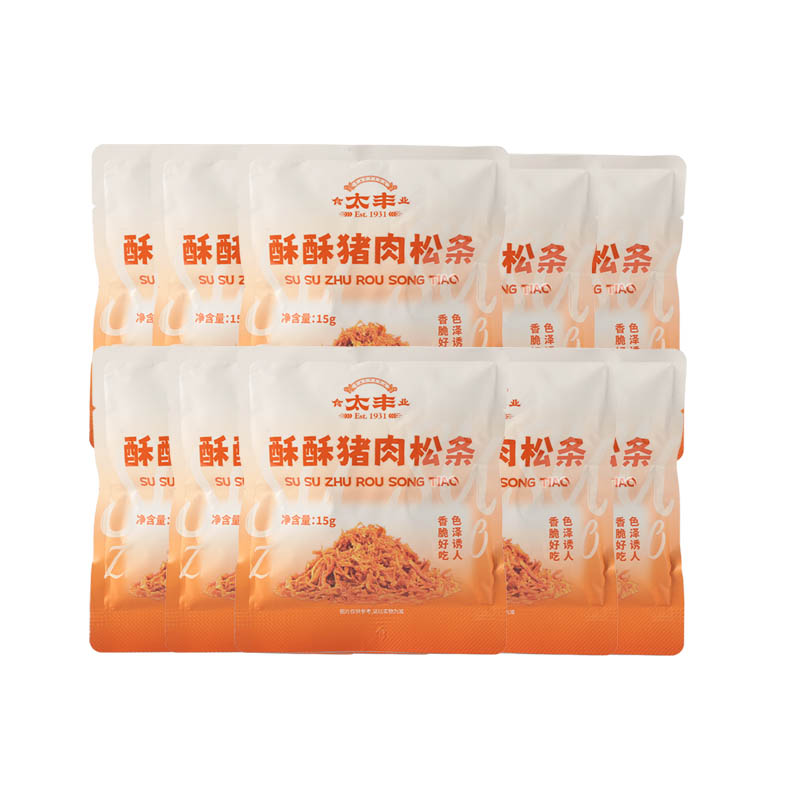 太丰·酥酥猪肉松条 15g*10