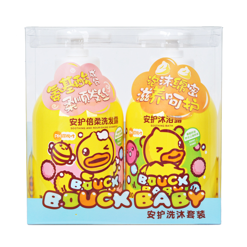 小黄鸭/B.Duck Baby安护洗沐套装 500g+500g
