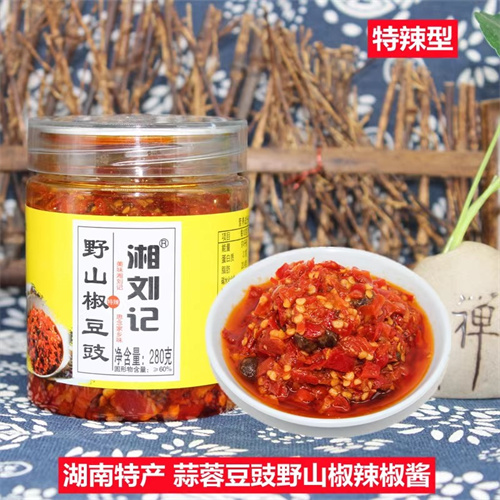 湘刘记野山椒豆豉280g*2瓶