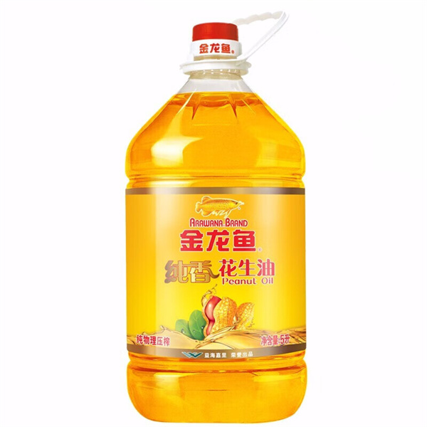 金龙鱼纯香花生油压榨一级 5L