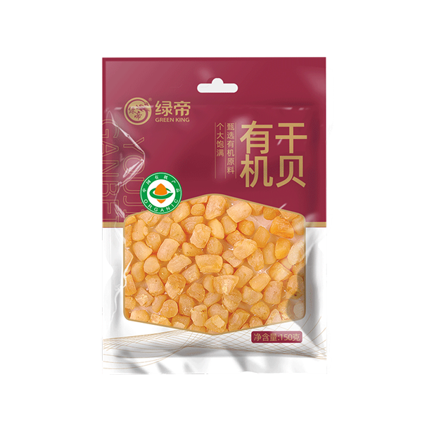 绿帝 有机干贝150g