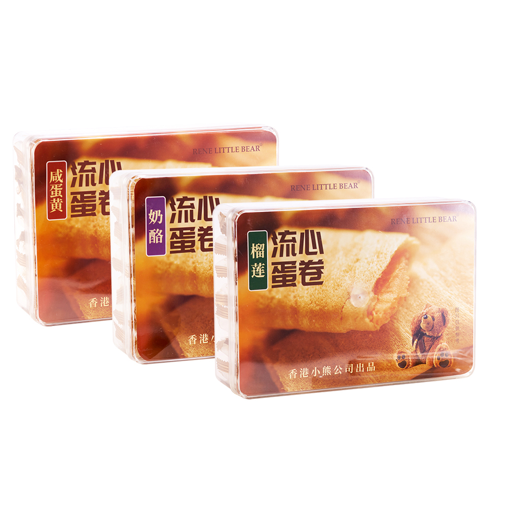 Rene Little Bear 香港小熊流心蛋卷 336g 咸蛋黄味336g