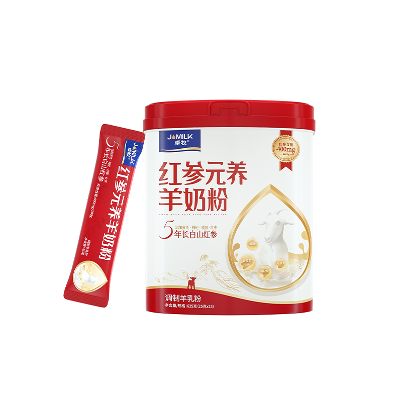 卓牧红参元养羊奶粉 625g 625g