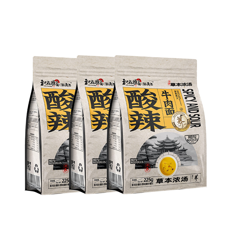 和府捞面 鲜煮面 酸辣牛肉