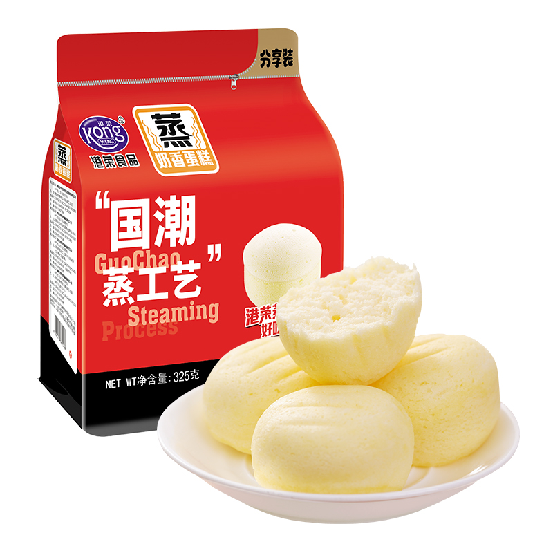港荣 蒸奶香蛋糕 325g